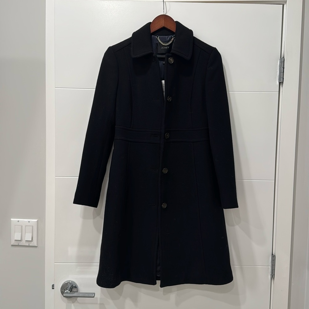 J. crew Italian Double Cloth Coat